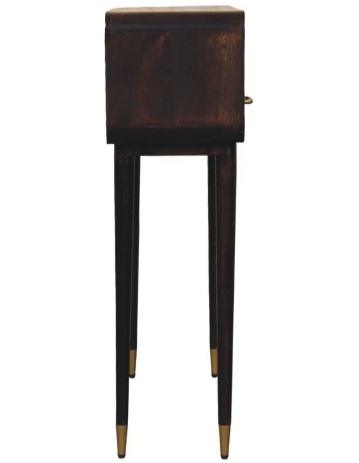 Solid Wood Apollo Loop Console Desk in Dark Brown image 6