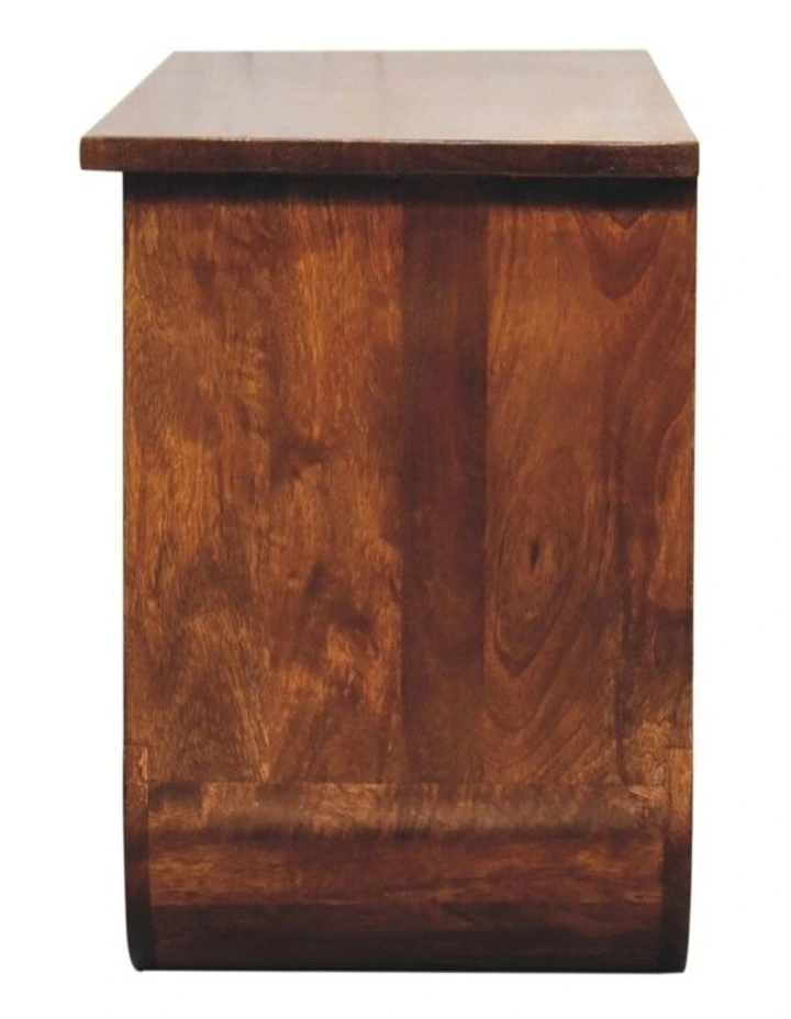 Artisan Furniture Solid Wood Triple Open Style Coffee Table image 6