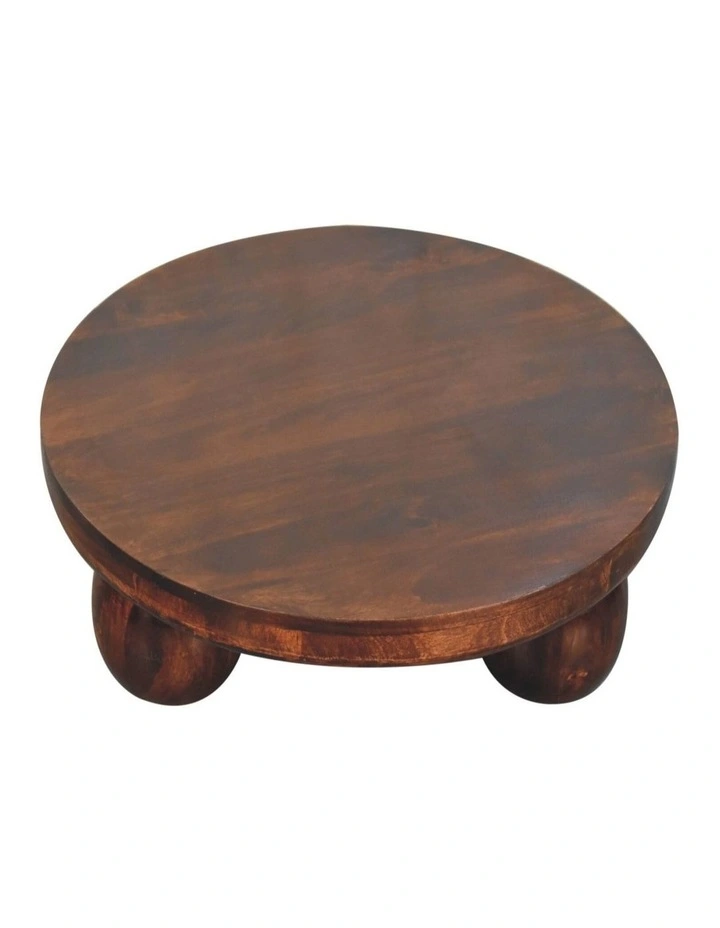 Solid Wood California Walnut Coffee Table in Dark Brown image 3