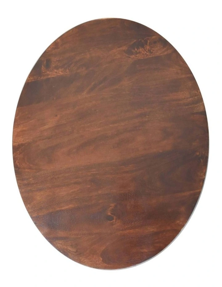 Solid Wood California Walnut Coffee Table in Dark Brown image 6