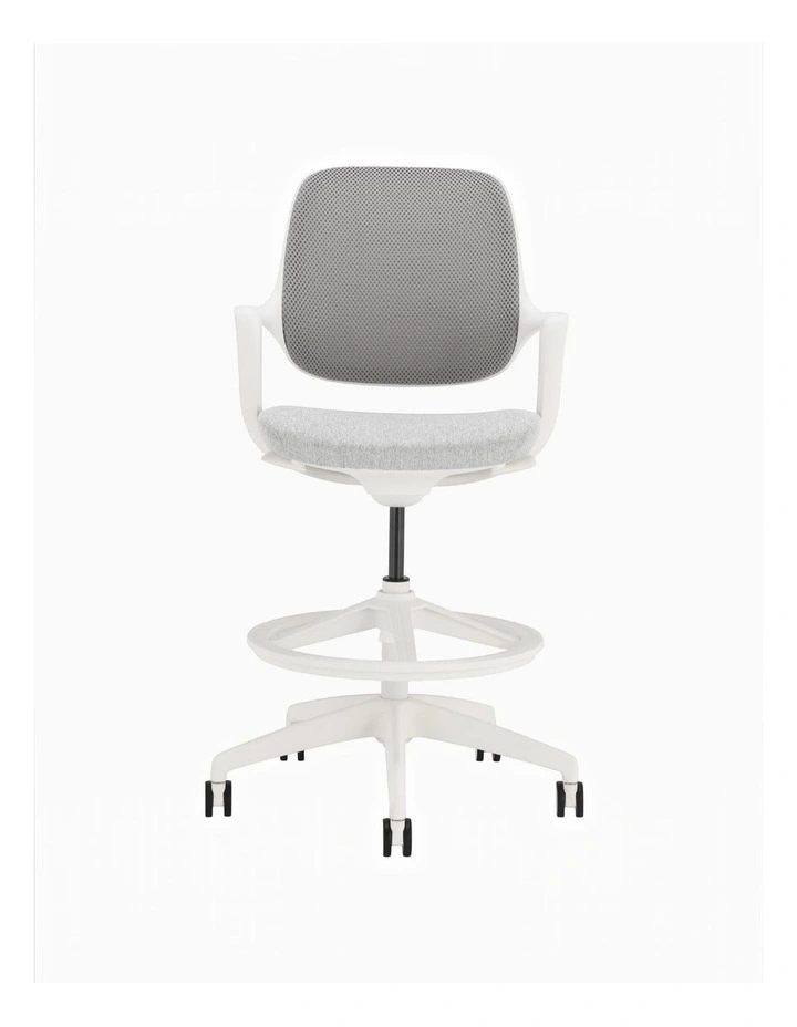 Evoque Low Back Office Chair in White image 1