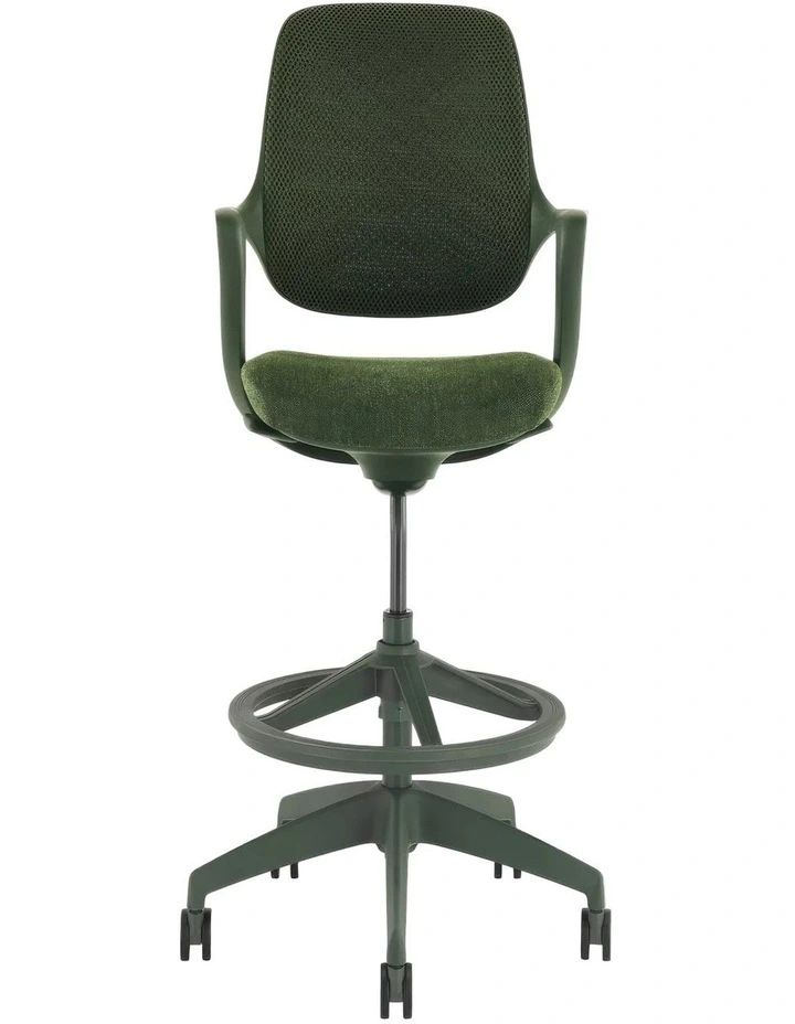 Evoque Low Back Office Chair in Dark Green image 1