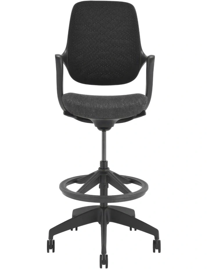 Evoque Low Back Office Chair in Black image 1