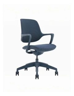 Evoque Low Back Office Chair in Blue