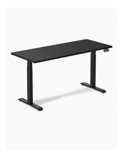 Dual Melamine Sit Stand Desk 1200x750mm in White/Grey