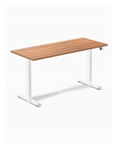 Dual Melamine Sit Stand Desk 1800x750mm in Multi
