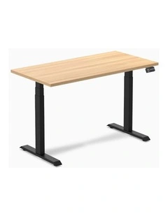 Dual Melamine Sit Stand Desk 1500x750mm in Multi