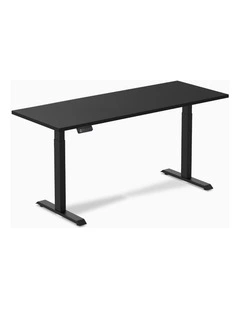 Single Sit Stand Desk 2000x750mm in Black/Black