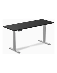 Single Sit Stand Desk 2000x750mm in Black/Grey