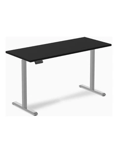 Single Sit Stand Desk 1800x750mm in Black/Grey