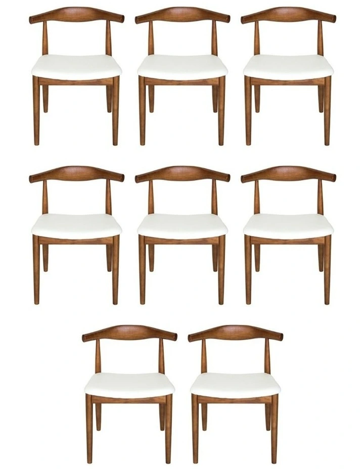 Pack of 8, Replica Hans Wegner Elbow Chair CH20 image 1