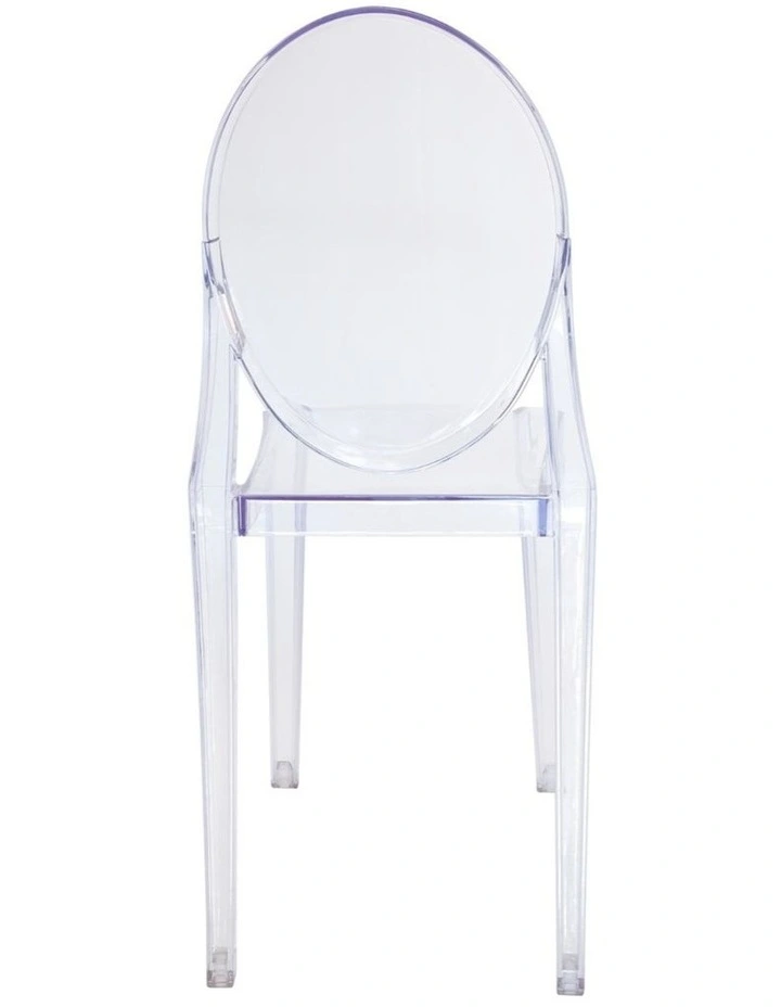 Pack of 4, Replica Philippe Starck Louis Ghost Victoria Chair, Clear image 5