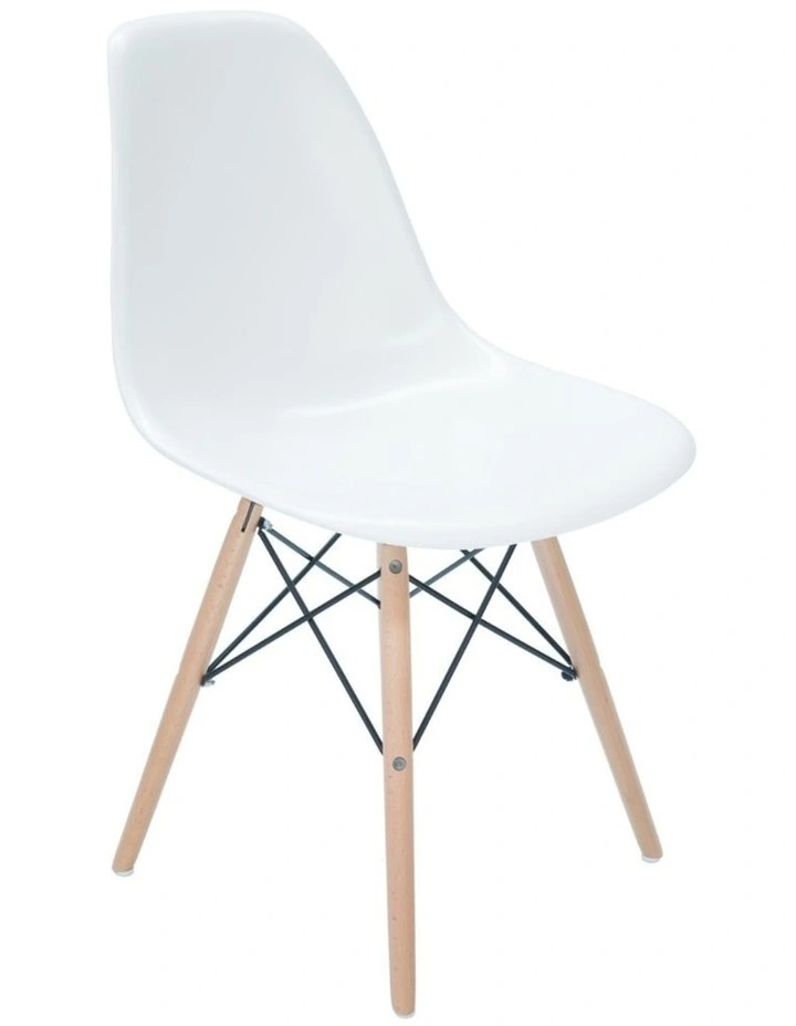 Replica Eames DSW Eiffel Chair, Plastic & Natural image 2