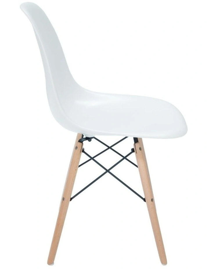 Replica Eames DSW Eiffel Chair, Plastic & Natural image 3