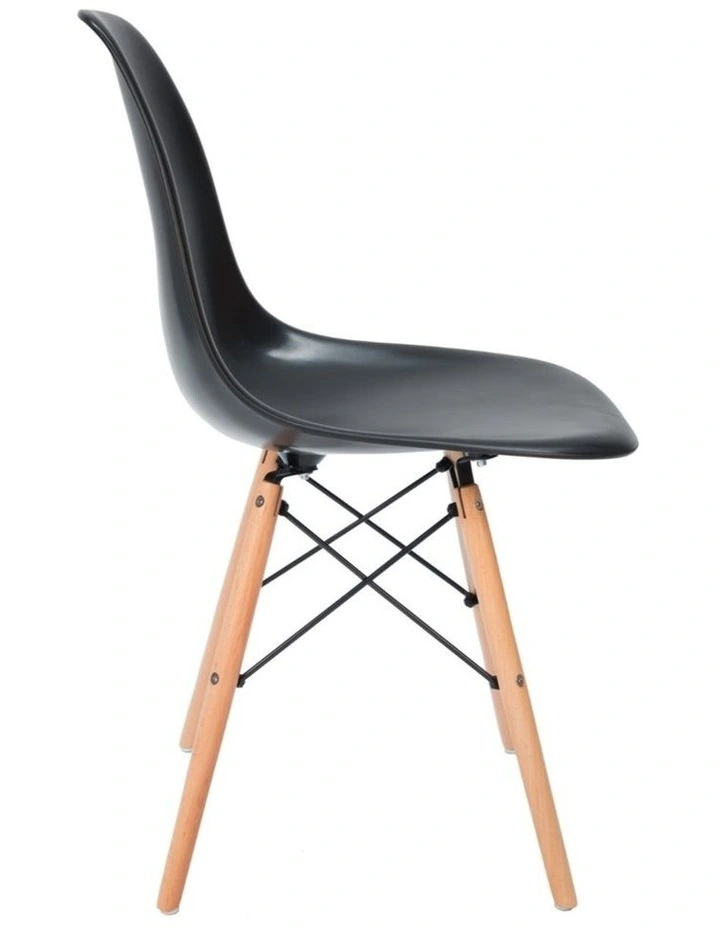 Replica Eames DSW Eiffel Chair, Plastic & Natural image 3