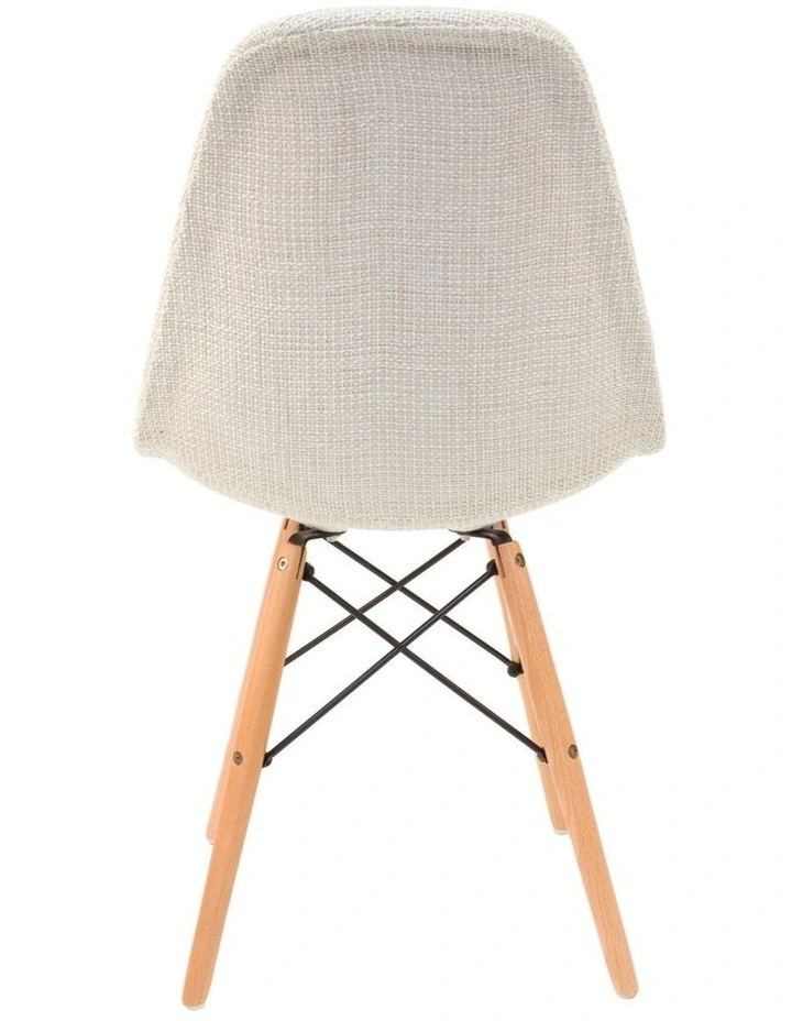 Replica Eames DSW Eiffel Chair, Fabric & Natural image 5