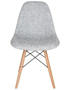 Replica Eames DSW Eiffel Chair, Fabric & Natural