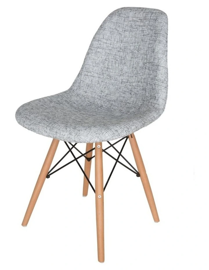 Replica Eames DSW Eiffel Chair, Fabric & Natural image 2