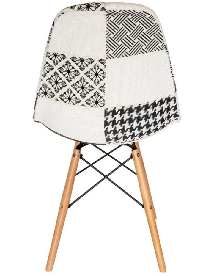 Replica Eames DSW Eiffel Chair, Fabric & Natural image 4
