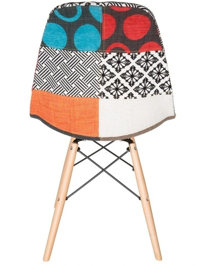 Replica Eames DSW Eiffel Chair, Fabric & Natural image 4