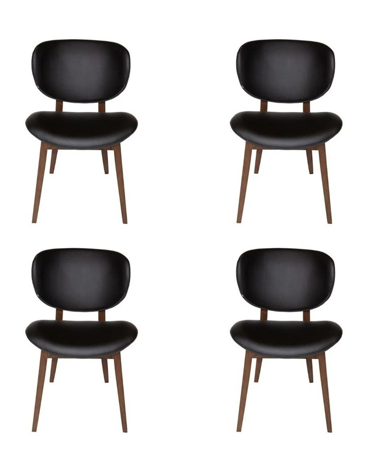 Pack of 4, Nobu Dining Chair, Walnut Legs image 1