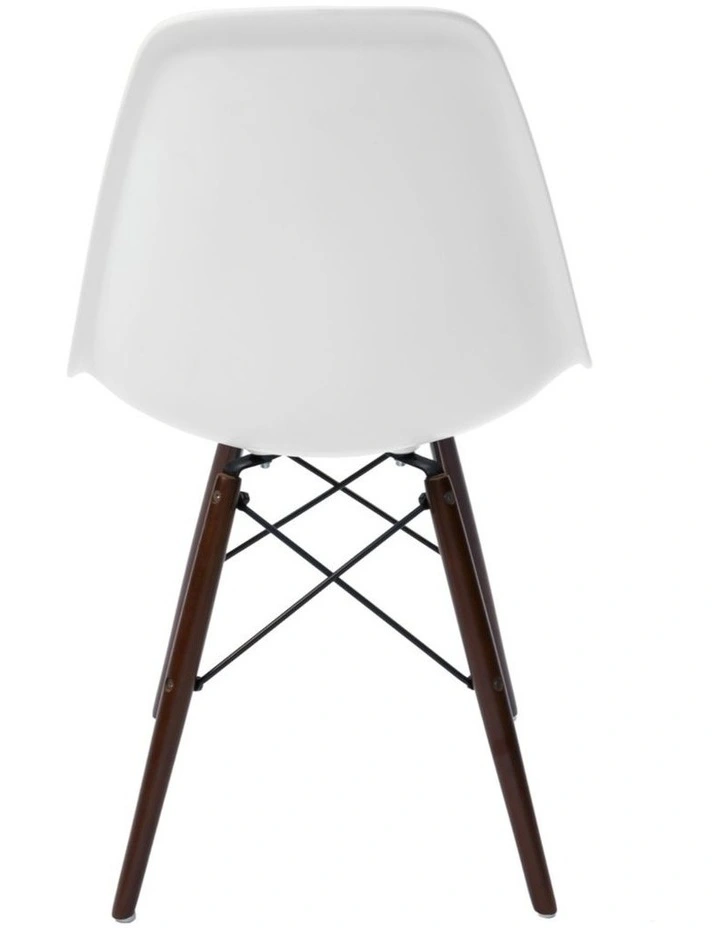 Replica Eames DSW Eiffel Chair, Plastic & Walnut image 4