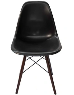 Replica Eames DSW Eiffel Chair, Plastic & Walnut