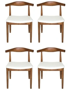 Pack of 4, Replica Hans Wegner Elbow Chair CH20