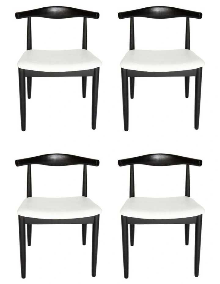 Pack of 4, Replica Hans Wegner Elbow Chair CH20 image 1