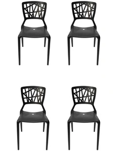 Pack of 4, Replica Dondoli e Pocci Viento Chair