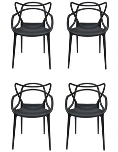 Pack of 4, Replica Philippe Starck Masters Chair