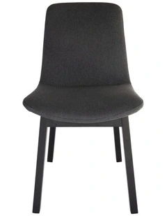 Cozy Dining Chair, Black Legs