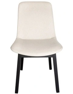 Cozy Dining Chair, Black Legs