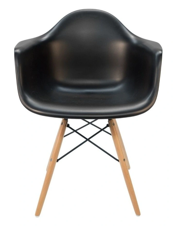 Replica Eames DAW Eiffel Chair, Plastic & Natural image 1