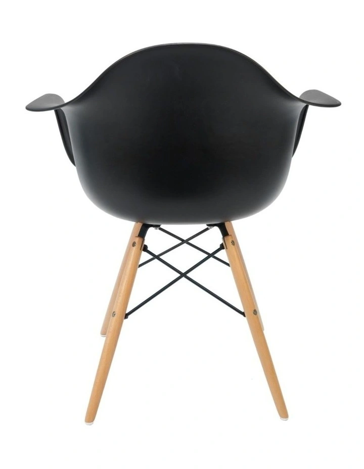 Replica Eames DAW Eiffel Chair, Plastic & Natural image 5
