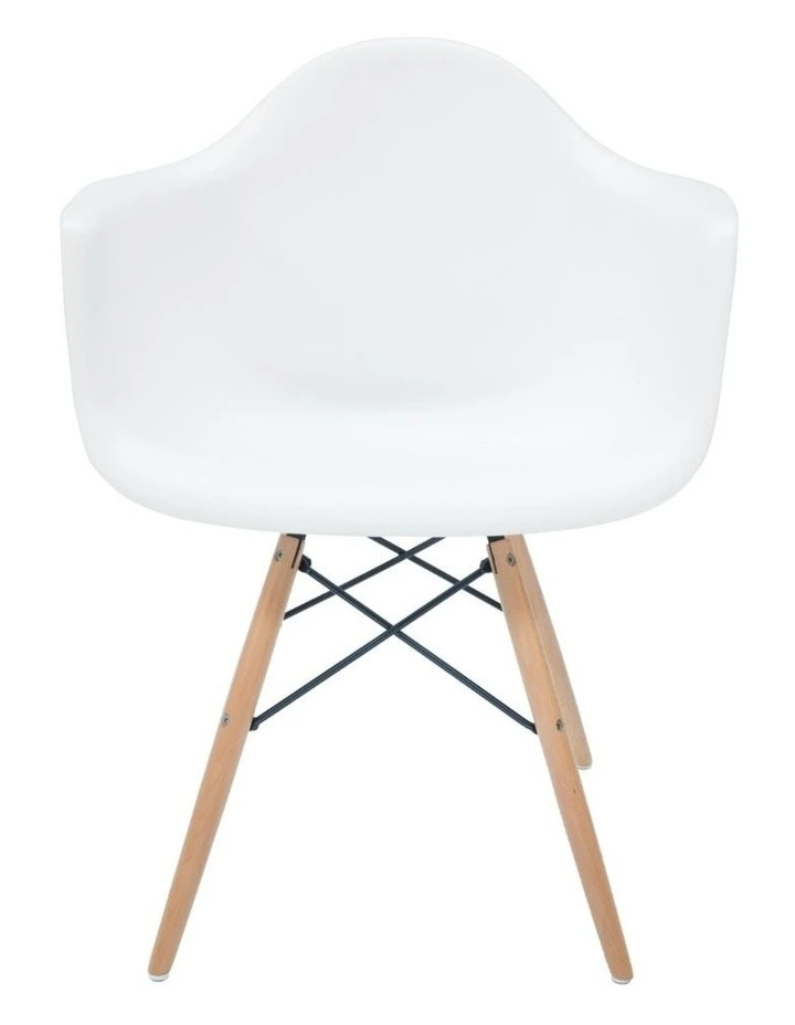Replica Eames DAW Eiffel Chair, Plastic & Natural image 1