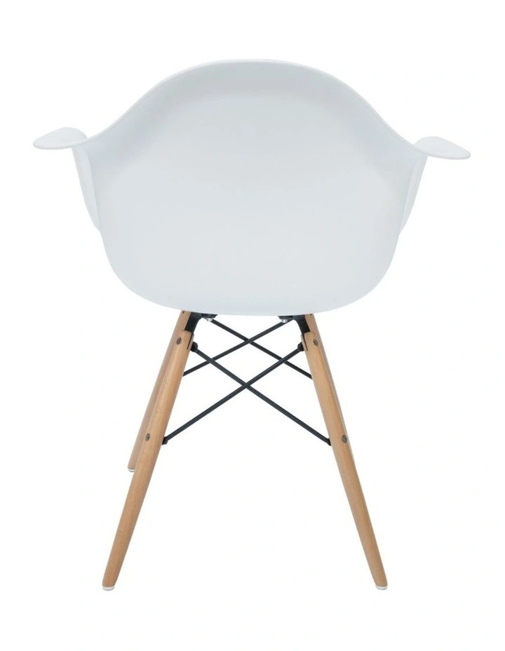 Replica Eames DAW Eiffel Chair, Plastic & Natural image 4