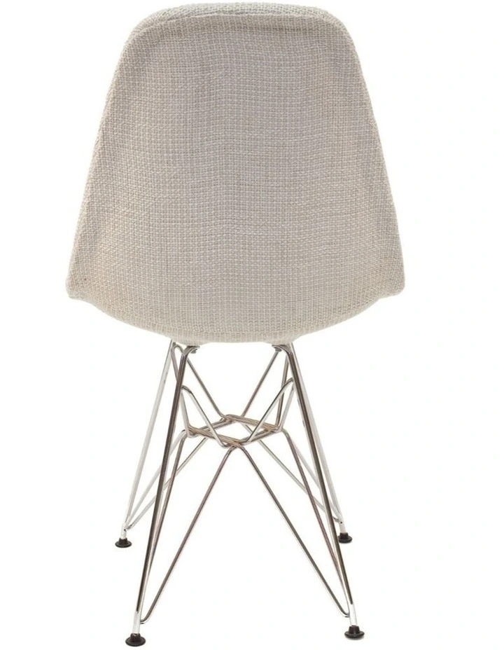 Replica Eames DSR Eiffel Chair, Fabric & Chrome image 4