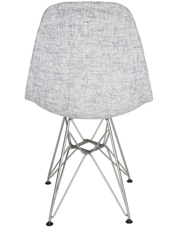 Replica Eames DSR Eiffel Chair, Fabric & Chrome image 5