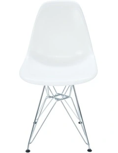 Replica Eames DSR Eiffel Chair, Plastic & Chrome
