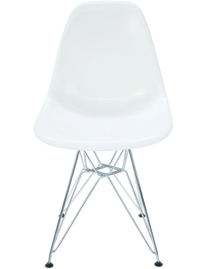 Replica Eames DSR Eiffel Chair, Plastic & Chrome image 1