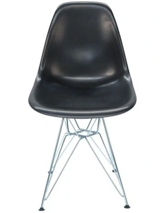Replica Eames DSR Eiffel Chair, Plastic & Chrome