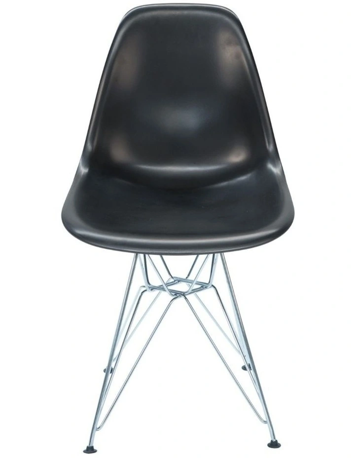Replica Eames DSR Eiffel Chair, Plastic & Chrome image 1
