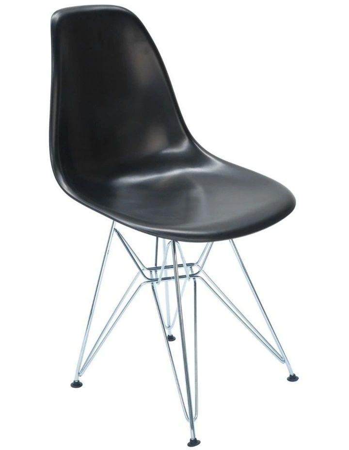 Replica Eames DSR Eiffel Chair, Plastic & Chrome image 2