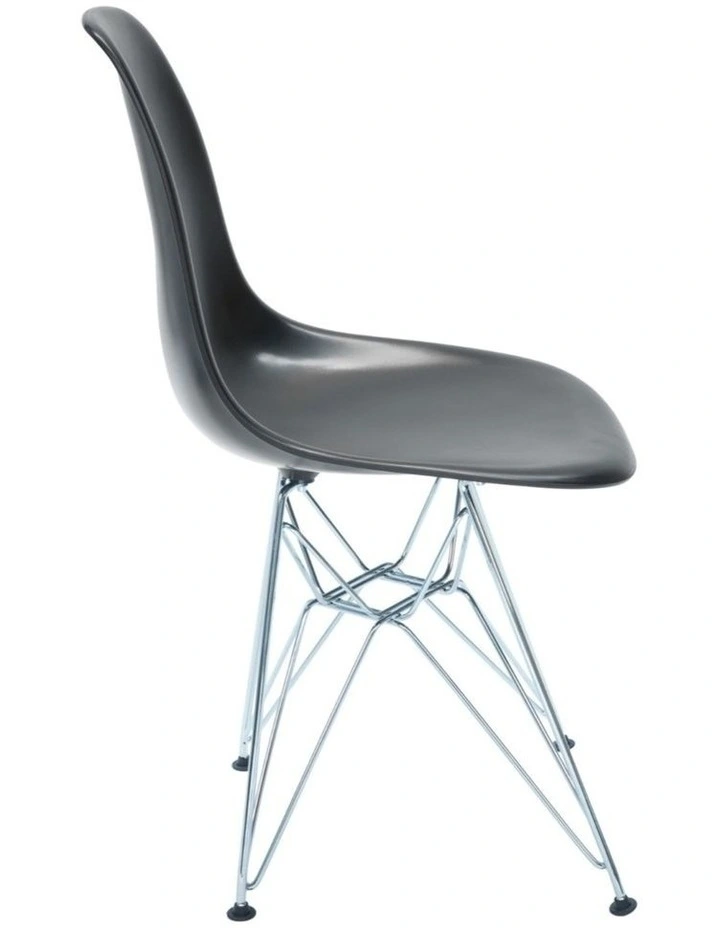 Replica Eames DSR Eiffel Chair, Plastic & Chrome image 3
