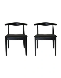 Pack of 2, Replica Hans Wegner Elbow Chair CH20