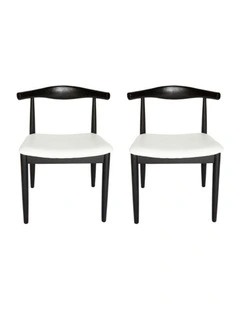 Pack of 2, Replica Hans Wegner Elbow Chair CH20