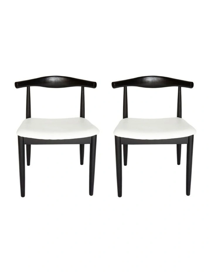 Pack of 2, Replica Hans Wegner Elbow Chair CH20 image 1