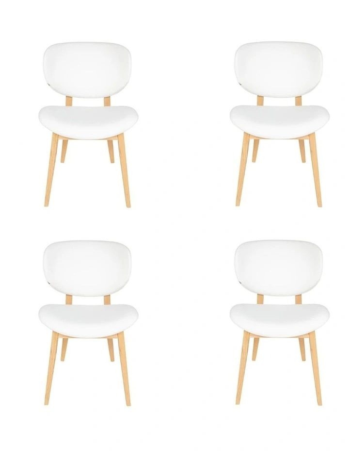 Pack of 4, Nobu Dining Chair, Natural Legs image 1