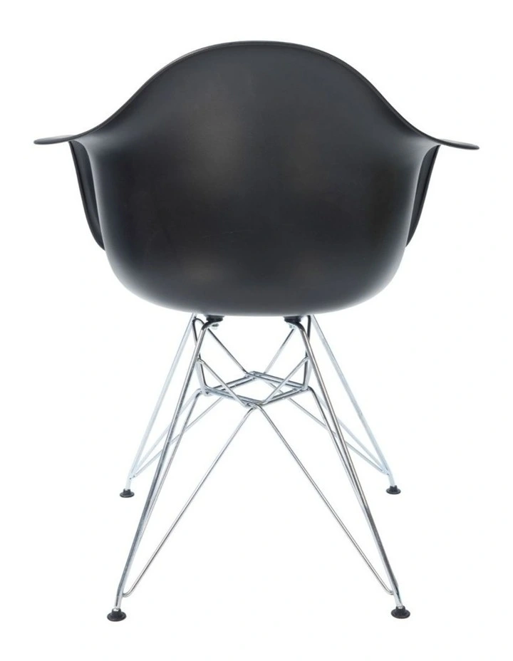 Replica Eames DAR Eiffel Chair, Plastic & Chrome image 5